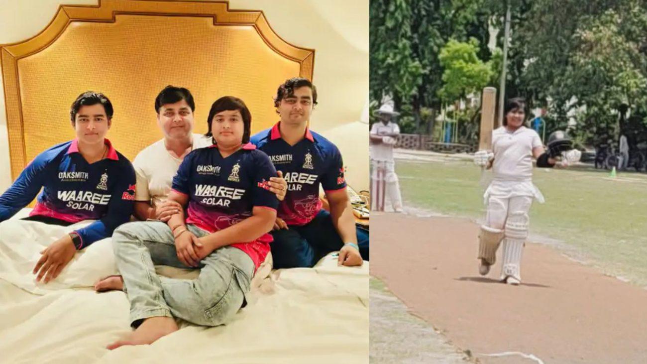 वैभव सूर्यवंशी के बाद छोटे भाई आशीर्वाद का धमाका, 10 साल की उम्र में जड़ा शतक, लगाई 21 बाउंड्री