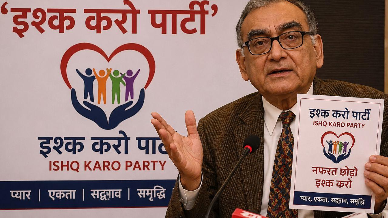 ‘कॉकरोच जनता पार्टी’ के बाद अब ‘इश्क करो पार्टी’ लॉन्च, सुप्रीम कोर्ट के पूर्व जज मार्कण्डेय काटजू ने किया गठन, अभिजीत दीपके को बताया ‘मूर्ख’
