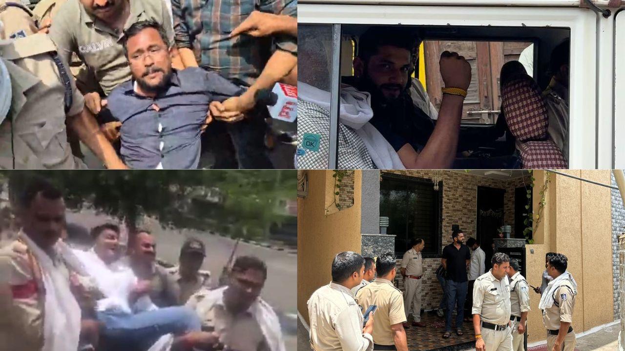 धर्मेंद्र प्रधान का इस्तीफा मांग रहे NSUI और युवा कांग्रेस कार्यकर्ताओं को पुलिस ने गिरफ्तार किया, जीतू पटवारी , उमंग सिंघार का BJP पर पलटवार
