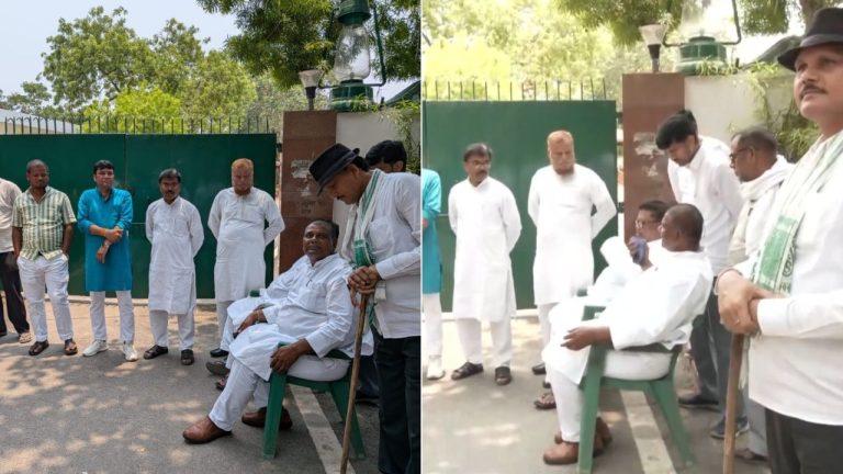 सरकारी सुरक्षा लौटाने के बाद राबड़ी देवी के आवास पर दिखा अनोखा नजारा, हाथों में लाठी लेकर कार्यकर्ता कर रहे हैं पहरेदारी