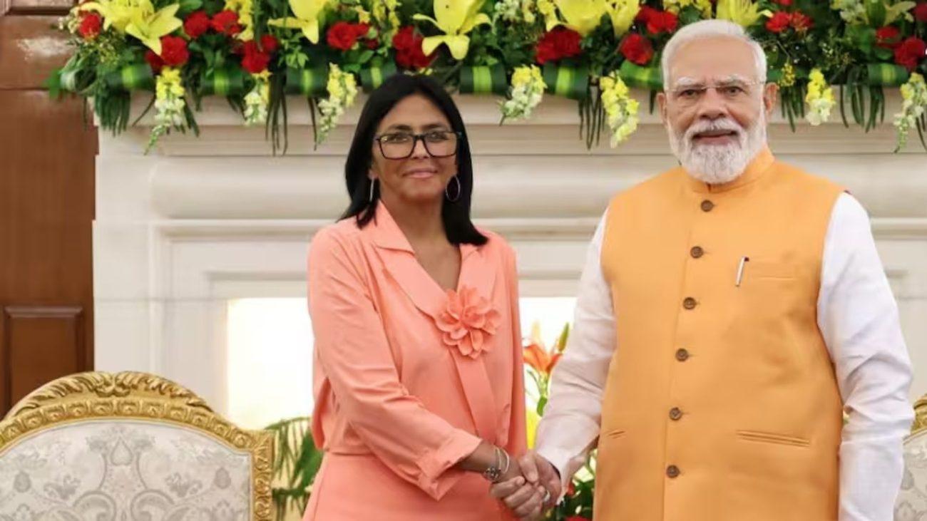 PM मोदी ने वेनेजुएला की कार्यवाहक राष्ट्रपति के साथ की मुलाकात, लॉन्ग-टर्म ऊर्जा साझेदारी पर हुई बातचीत