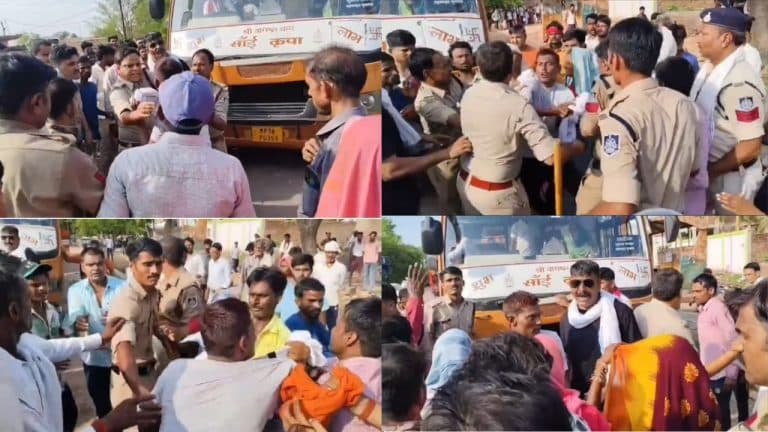 चोरी के आरोपी को रिश्वत लेकर छोड़ने के आरोप, चक्काजाम कर रहे ग्रामीणों पर फूटा SDOP का गुस्सा, की धक्कामुक्की और अभद्रता