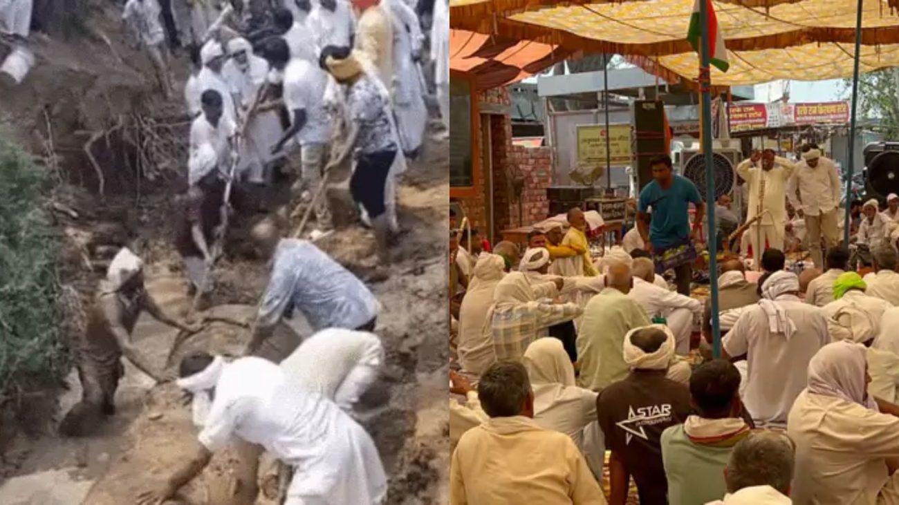 हरियाणा के हांसी में पाइपलाइन उखाड़ने के प्रयास में 31 किसान नेताओं पर हुई FIR, महिलाओं ने भूख हड़ताल पर बैठने की दी चेतावनी