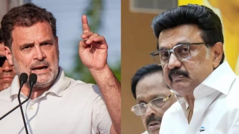 DMK का कांग्रेस पर तीखा हमला, पोस्ट कर कहा- राहुल गांधी एक बड़ा…