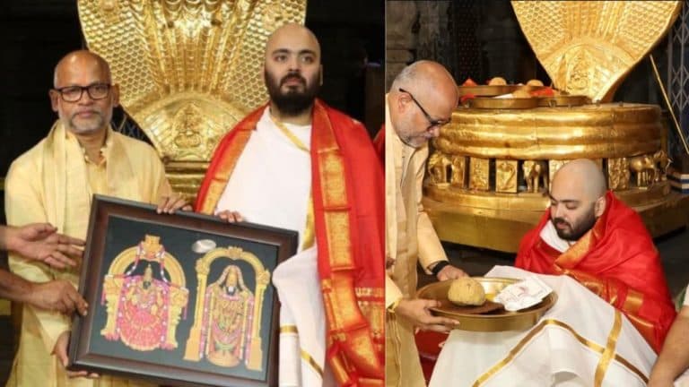 अनंत अंबानी ने तिरुपति बालाजी में कराया मुंडन, केश दान कर दिखाई भगवान वेंकटेश्वर के प्रति अटूट आस्था