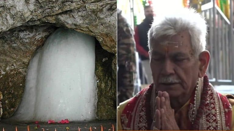 अमरनाथ यात्रा से पहले बाबा बर्फानी की प्रथम पूजा, 3 जुलाई से श्रद्धालुओं के लिए खुलेंगे कपाट