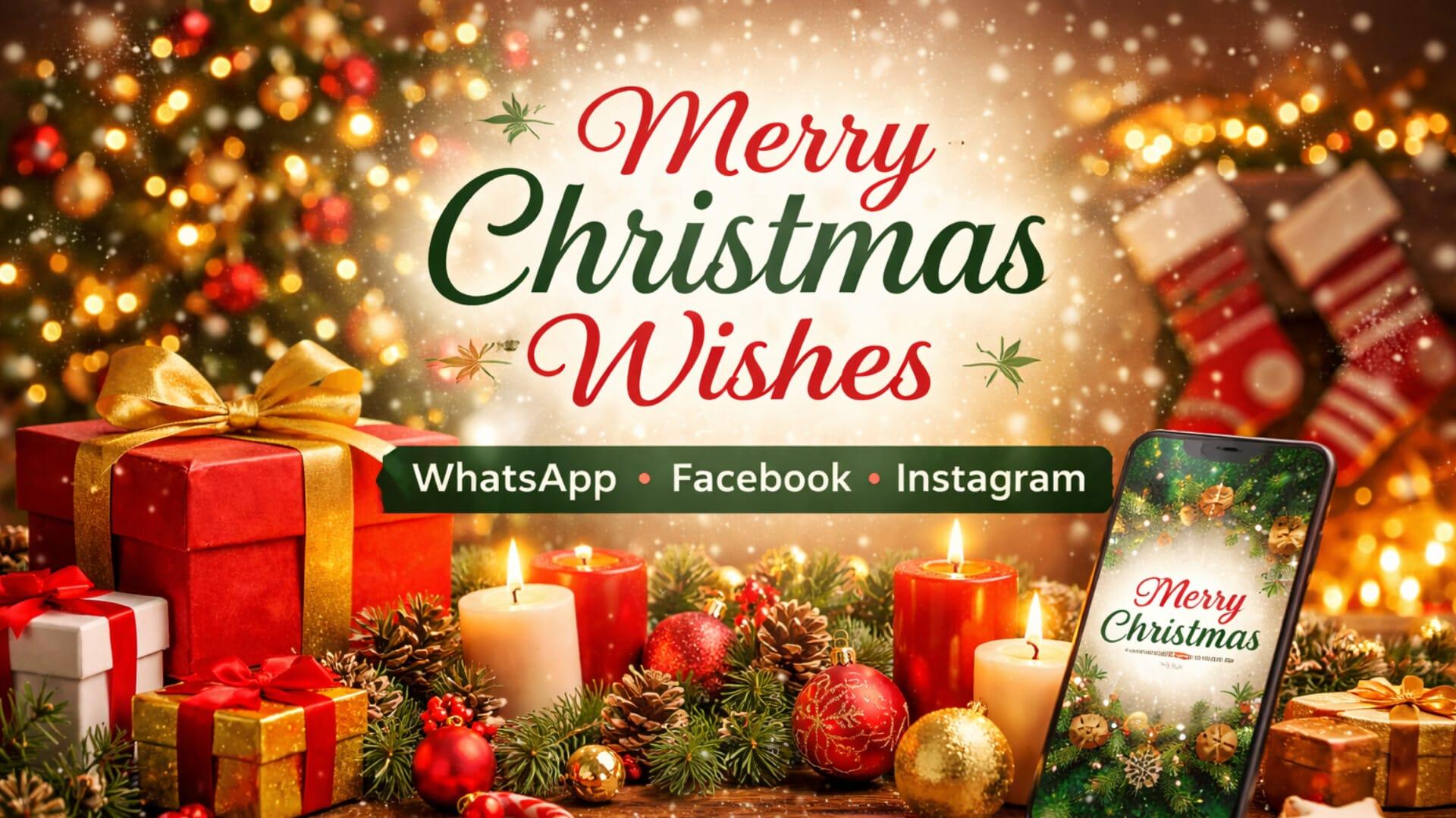 Christmas 2025: 50 curated wishes for WhatsApp, Facebook and Instagram to share festive joy