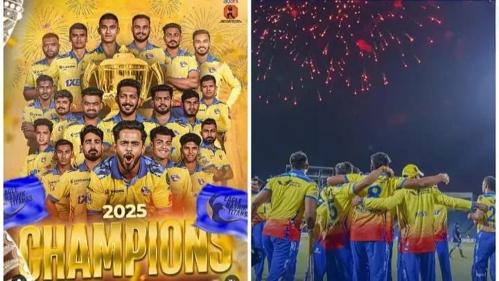 नाशिक टायटन्सने जिंकली महाराष्ट्र प्रीमियर लीगची ट्रॉफी; फायनलमध्ये रायगड रॉयल्सचा धुव्वा, अर्शीन कुलकर्णी ठरला विजयाचा हिरो