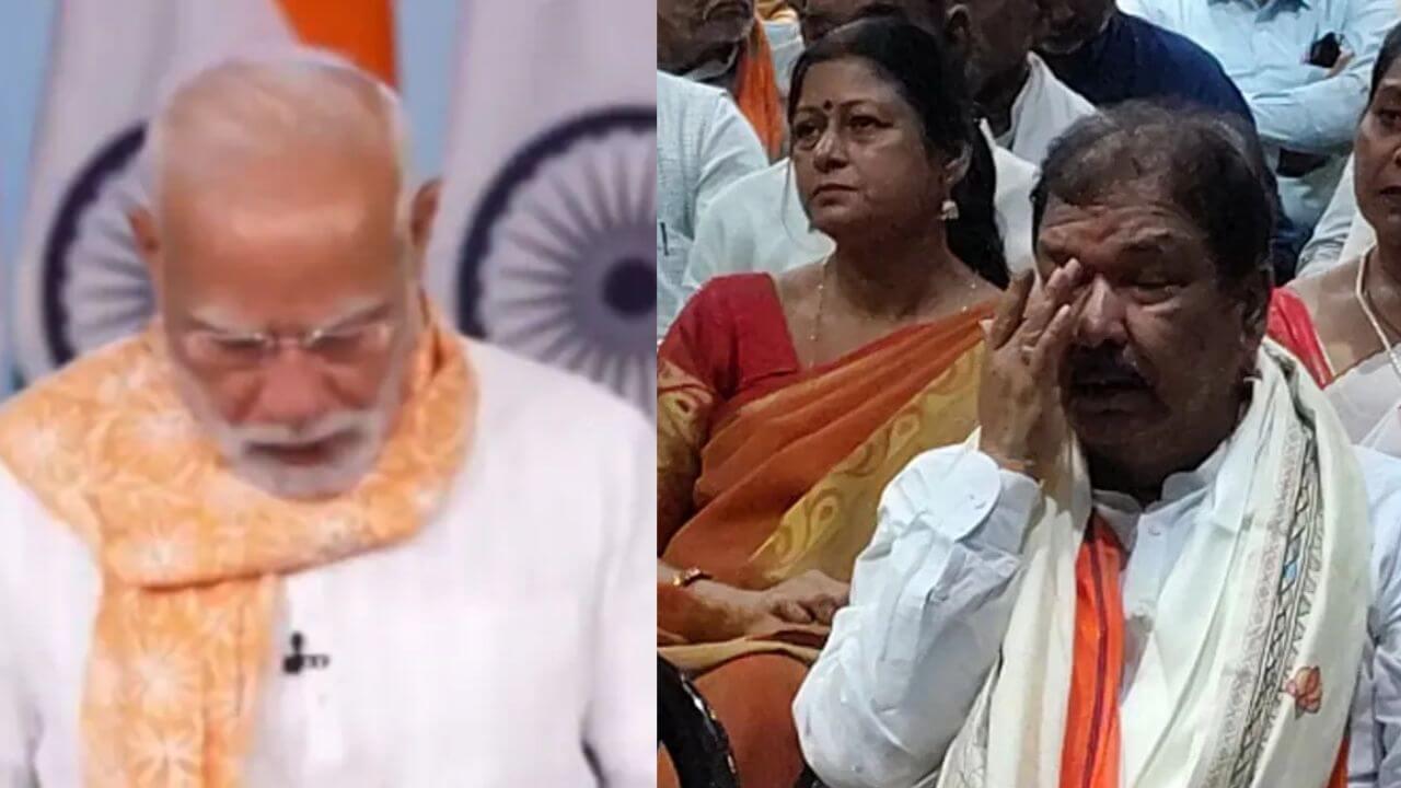 आईवरुन देण्यात आलेल्या शिवीनं पंतप्रधान मोदी भावूक, बिहार भाजपा अध्यक्षांसह महिलांच्या डोळ्यात अश्रू