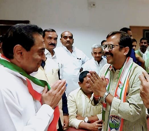 MP: बीजेपी को फिर लगा बड़ा झटका, इस नेता की हुई कांग्रेस में घर वापसी