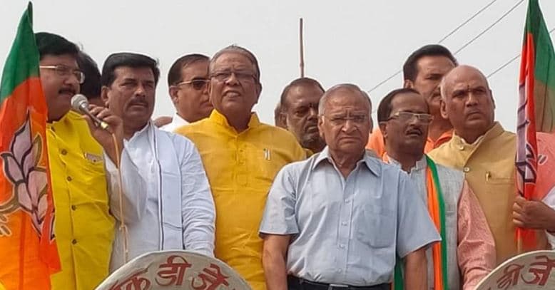 ग्वालियर में भाजपा के दिग्गजों का कमलनाथ सरकार के खिलाफ हल्ला बोल
