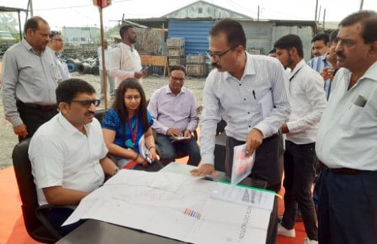 जबलपुर दौरे पर आयुक्त पी नरहरि, अधिकारियों को दिए निर्देश