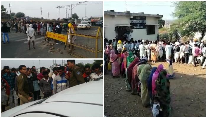 खाद के लिए एमपी में मचा ‘हाहाकार’, एनएच 52 पर किसानों ने किया चक्काजाम