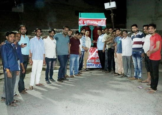 नज़र गंज ग्रुप ने किया प्याऊ का शुभारंभ