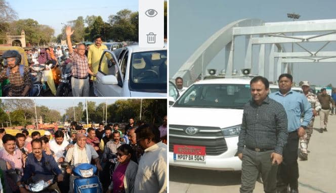पड़ाव ROB जनता को समर्पित, श्रेय के लिए भाजपा-कांग्रेस नेताओं ने दौड़ाए वाहन