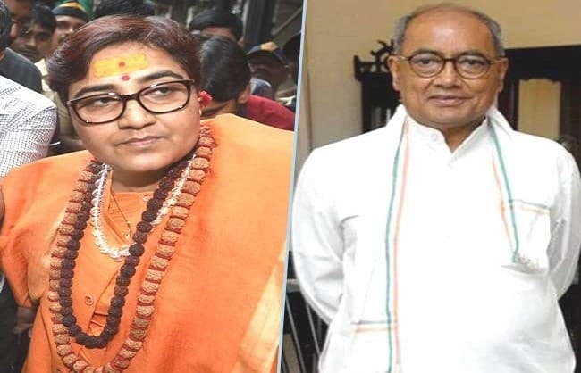 दिग्गी के ट्वीट पर साध्वी का पलटवार, बोली- ये तूफान है, बहुत कुछ उजाड़कर लेकर जाने वाली है