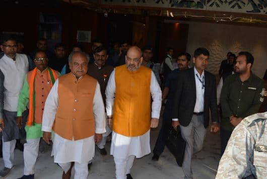 अमित शाह ने लिया ग्वालियर चम्बल, बुंदेलखंड का फीडबैक