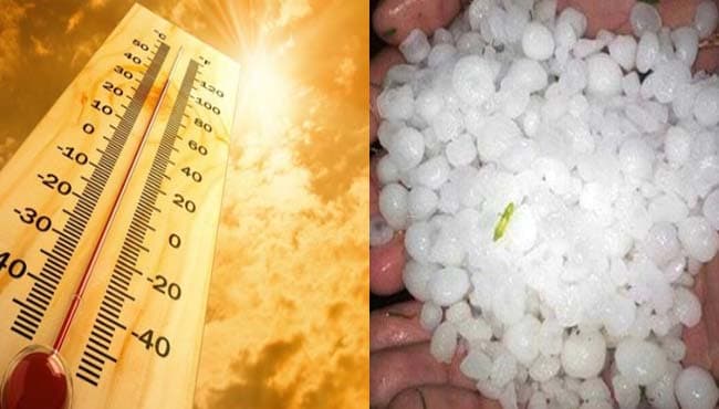 मौसम के दो रुख: ओले बारिश से किसान परेशान, गर्मी ने किया हलाकान, लू के आसार