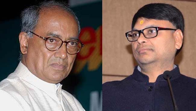भाजपा नेता हितेश वाजपेयी ने बोला दिग्विजय पर हमला, पूछे यह सवाल
