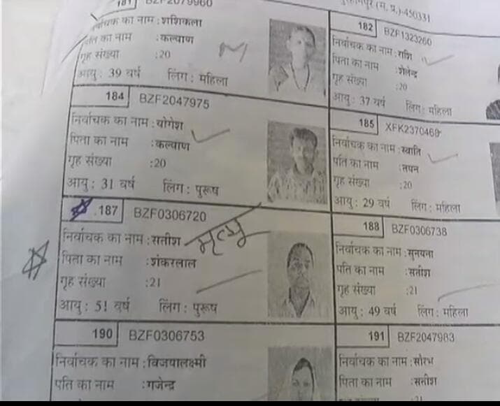 मप्र चुनाव : जीवित व्यक्ति को बताया मृत, नही कर सकें मतदान