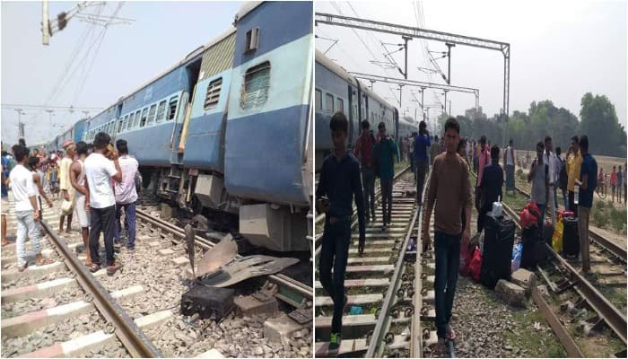 BREAKING : ताप्ती गंगा एक्सप्रेस की 13 बोगियां पटरी से उतरीं, कई घायल, मची अफरा-तफरी