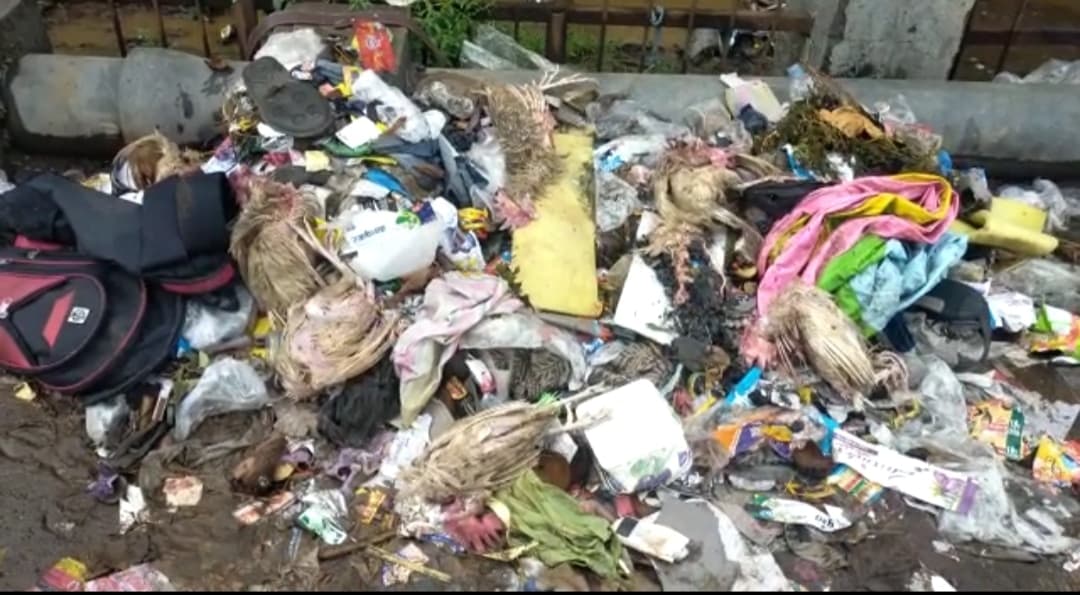 नर्मदा तट में फेंके दर्जनों की संख्या में मरे हुए मुर्गे , विरोध के बाद हरकत में आया प्रशासन