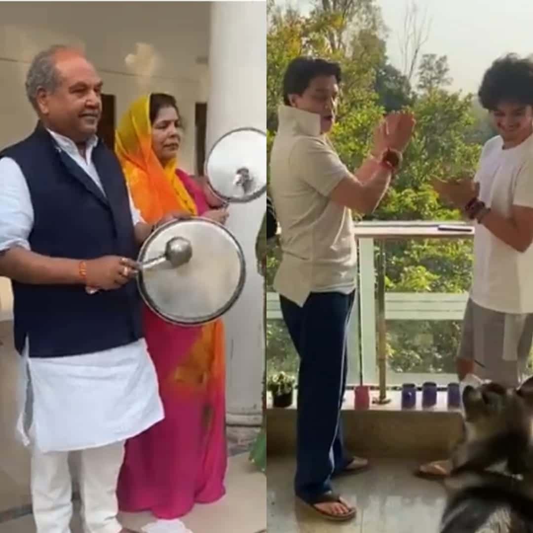 केंद्रीय मंत्री तोमर ने थाली तो सिंधिया ने ताली बजाकर जताया आभार
