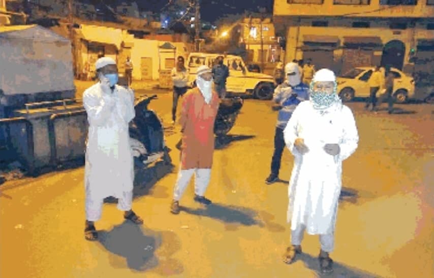 कल नही पहुंचे, 23 फरवरी से शहर में रुके थे 11 जमाती, मस्जिदों पर पुलिस की नजर