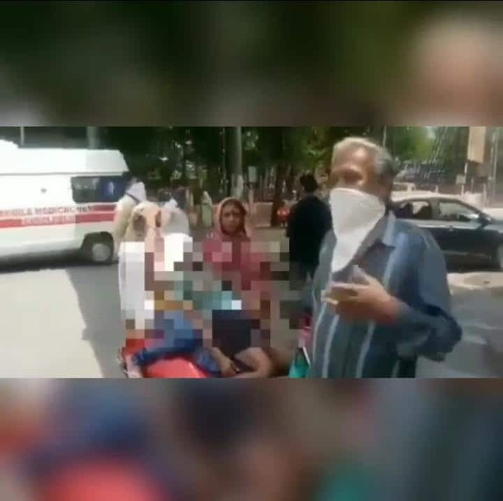 इंसानियत ऐसे होती रही शर्मसार और देखते रहें लोग