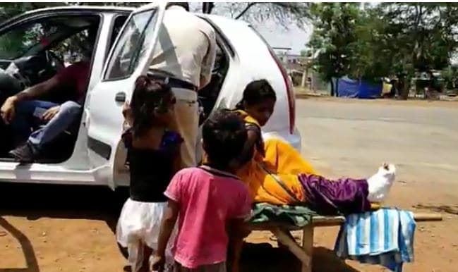 कटनी पुलिस ने पेश की मानवता की मिसाल