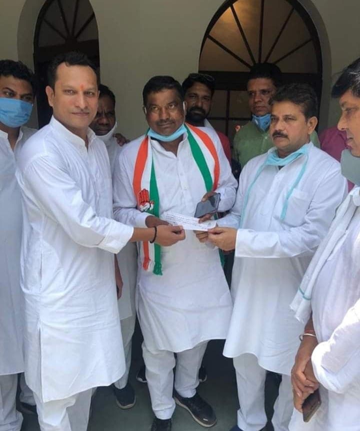 उपचुनाव से पहले BJP को बड़ा झटका, अजब सिंह कुशवाह हुए काँग्रेस में शामिल