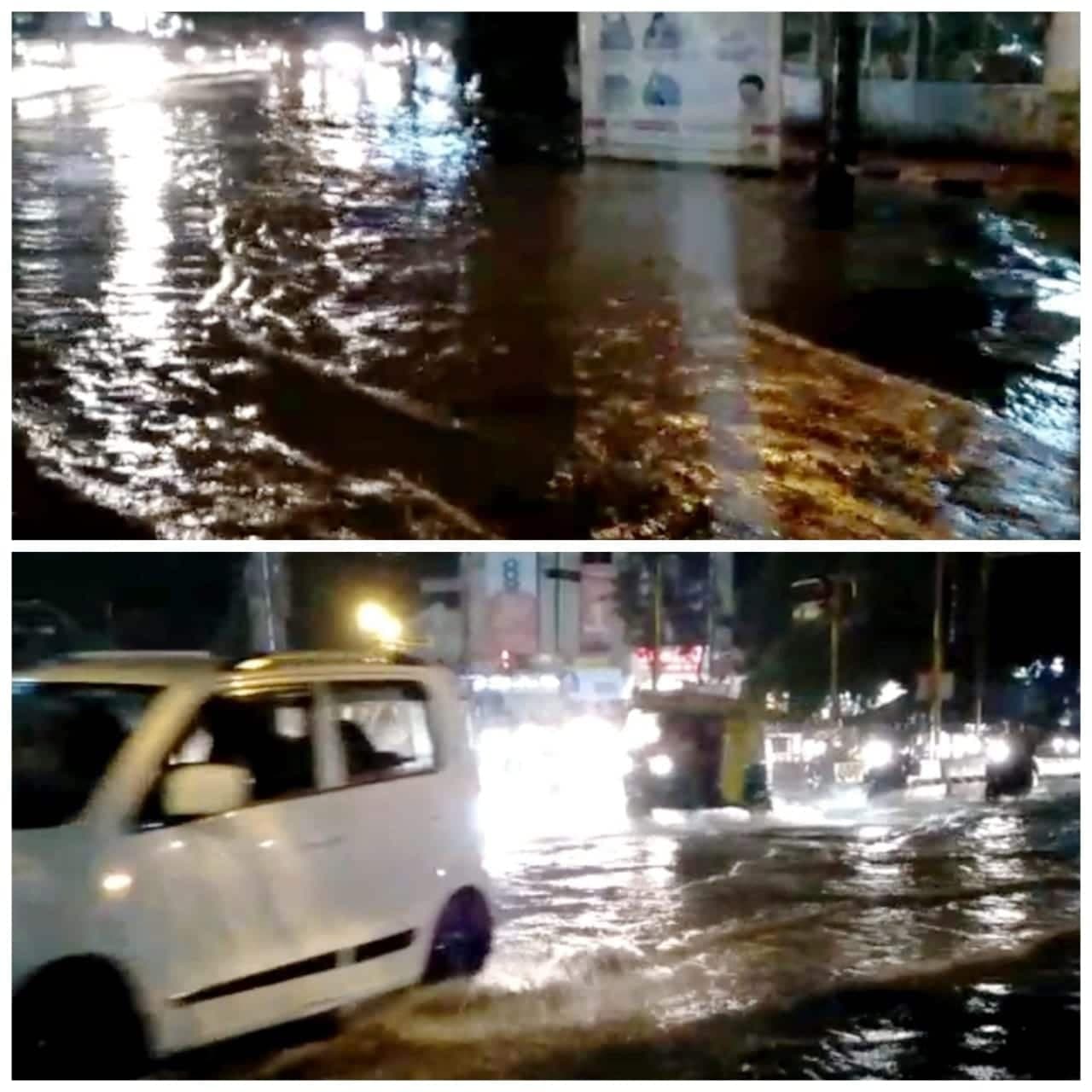 स्वच्छता में नंबर 1 शहर हुआ पानी पानी, तेज बारिश के बाद कहीं ट्रैफिक जाम तो कहीं जलभराव
