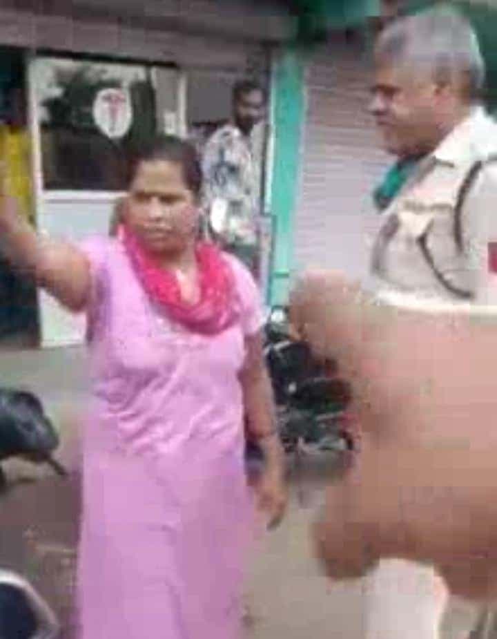 भोपाल में हेडकांस्टेबल ने महिला को मारा थप्पड़, SP ने किया लाइन अटैच