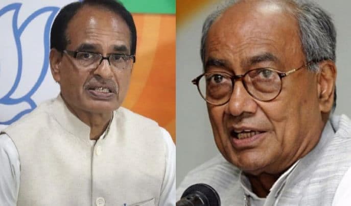 दिग्विजय का शिवराज सरकार पर आरोप, कहा- 15 सालों से शासकीय जमीन पर हो रही हेराफेरी