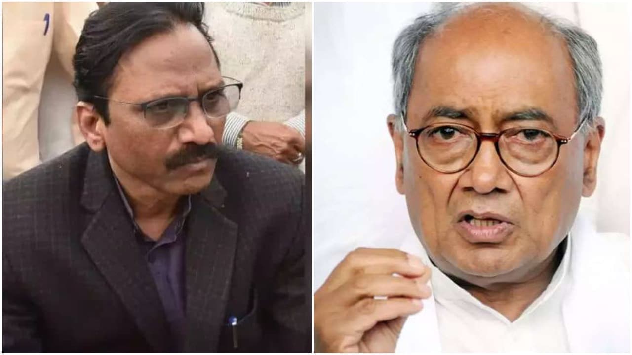 रिटायर IAS रमेश थेटे के लेटर के बाद सामने आया दिग्विजय का Tweet