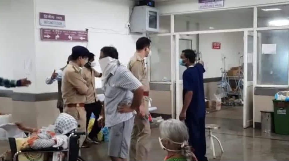 कोरोना पॉजिटिव मरीज ने लगाई दूसरी मंजील से छलांग, हुई मौत