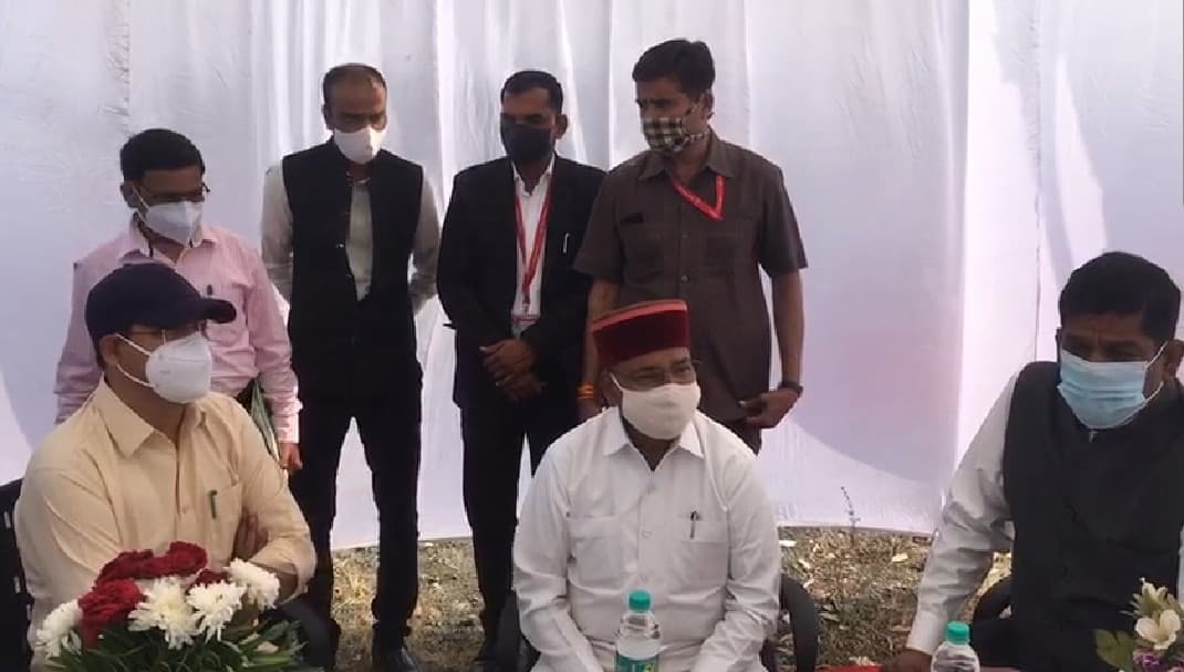 केंद्रीय मंत्री ने की मानसिक पुनर्वास स्थल पर चल रहे कार्य की समीक्षा