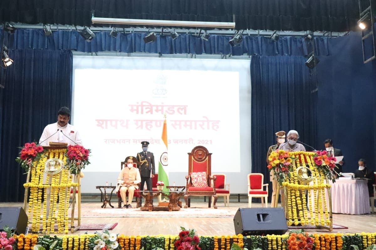 तुलसी सिलावट और गोविंद राजपूत की शिवराज कैबिनेट में रीएंट्री, राज्यपाल ने दिलाई शपथ