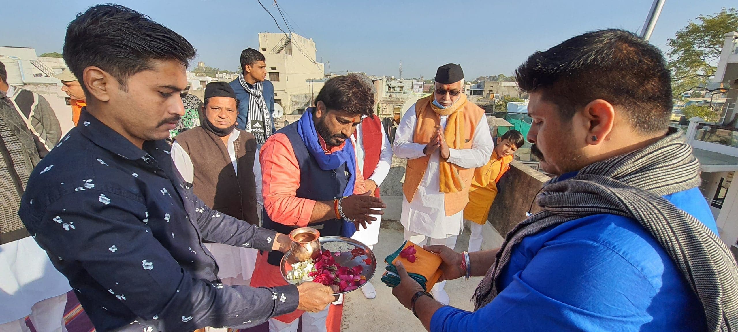 गणतंत्र दिवस : संघ कार्यालय ‘तपस्या’ पर हुआ ध्वजवंदन कार्यक्रम