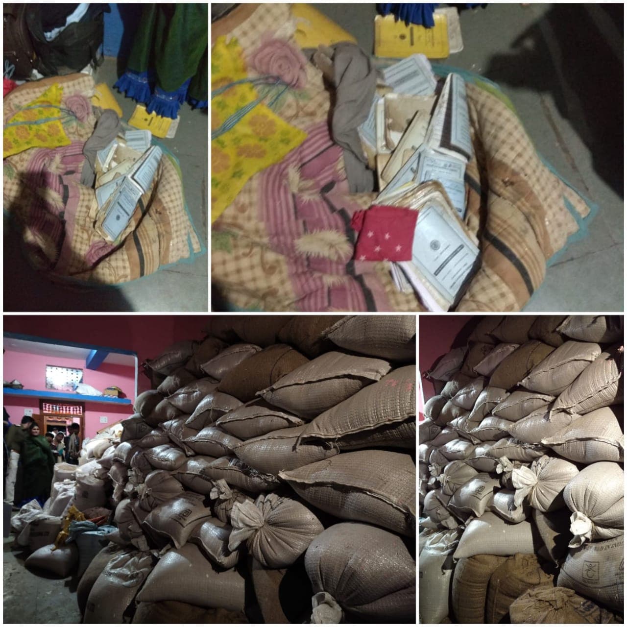 राजस्व विभाग ने जब्त की अवैध शराब, उचित मूल्य दुकान की खाद्य सामग्री भी बरामद