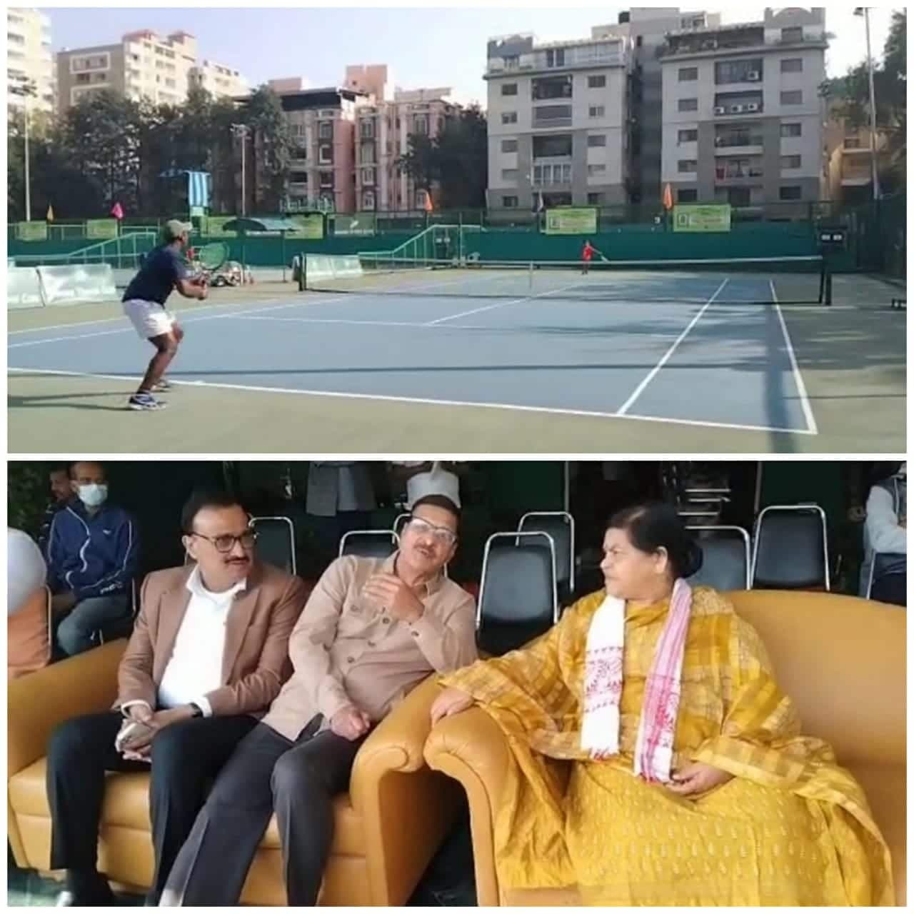 इंदौर में ऑल इंडिया टेनिस टूर्नामेंट, देशभर से 100 खिलाड़ी ले रहे भाग