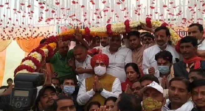 गृहमंत्री डॉ मिश्रा ने 69 लाख 20 हजार की लागत के निर्माण एवं विकास कार्यों का किया शिलान्यास एवं लोकार्पण