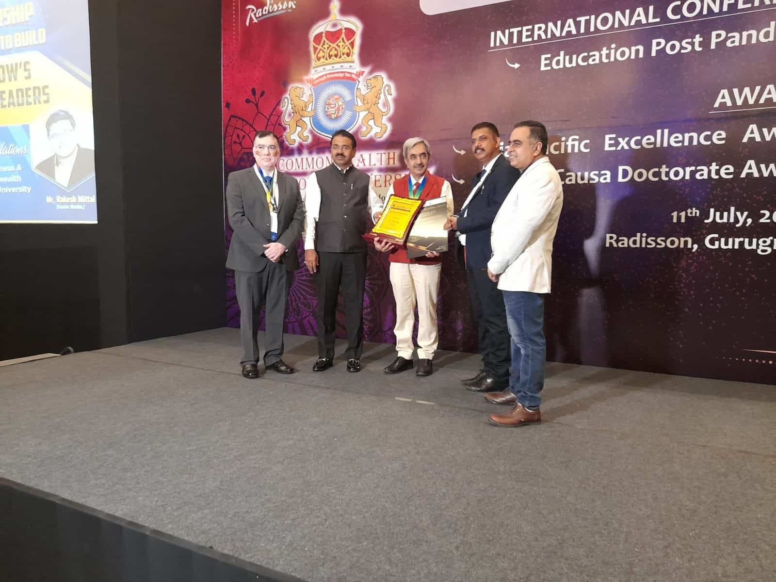 ग्वालियर के डॉक्टर को मिला प्रतिष्ठित Asia Pacific Excellence Award