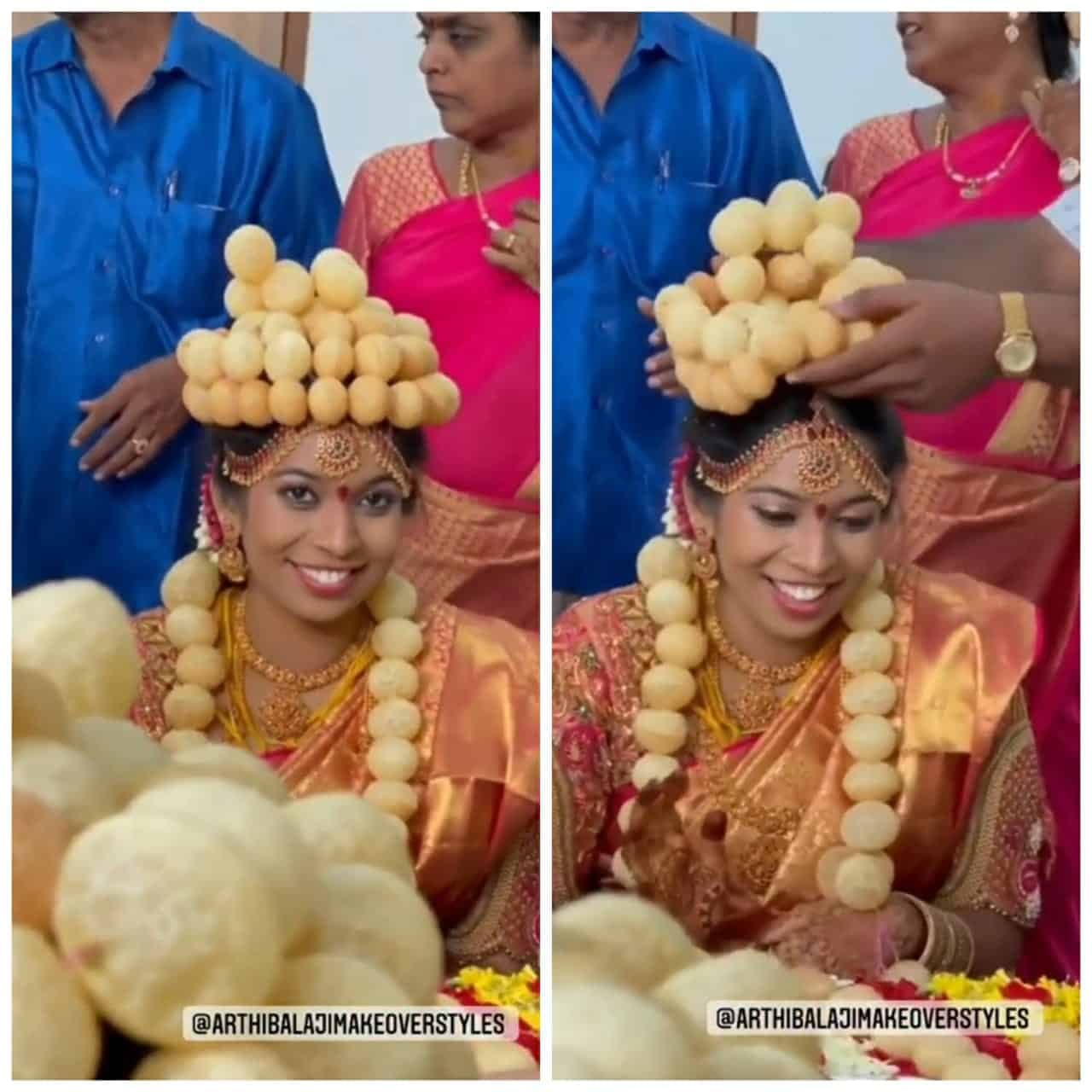 Video : दुल्हन ने पहना गोलगप्पे का मुकुट और हार, वीडियो वायरल