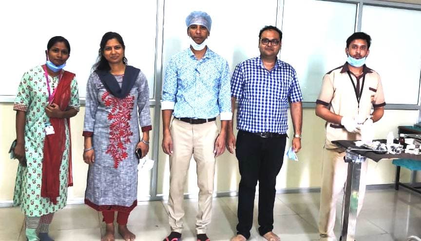 एल. एन. आयुर्वेद कॉलेज एवं हॉस्पिटल में सफल आयुर्वेदिक सर्जरी