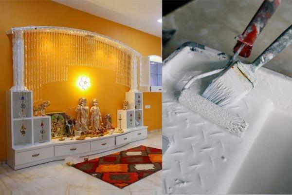पूजा घर में कभी न करें इस रंग के पेंट का इस्तेमाल, घर की सुख समृद्धि को हो सकता है खतरा