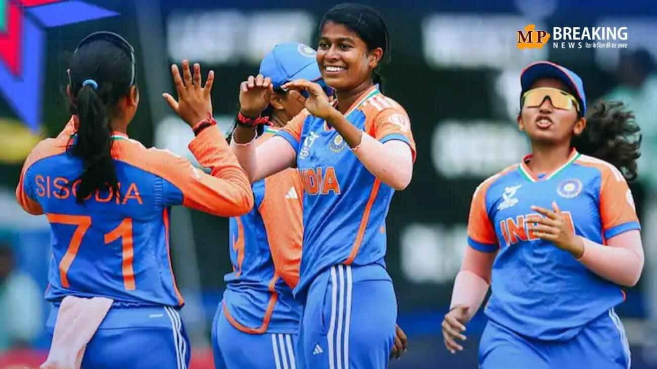 अंडर-19 विमेंस वर्ल्ड कप में भारतीय टीम की जीत के साथ शुरुआत, आयुषी शुक्ला की जबरदस्त गेंदबाजी