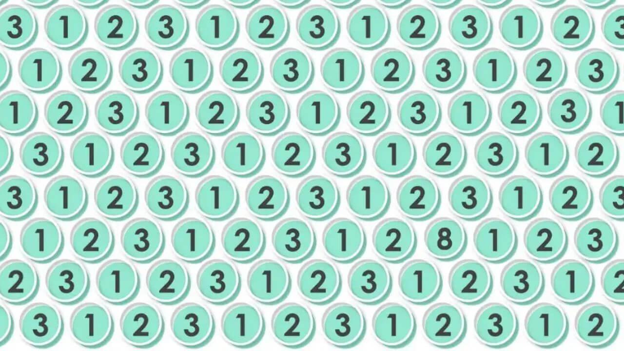 सिर्फ 1% लोग ही ढूंढ पाएंगे छुपा हुआ ‘8’, क्या आप भी इनमे से एक हैं, करें ट्राय