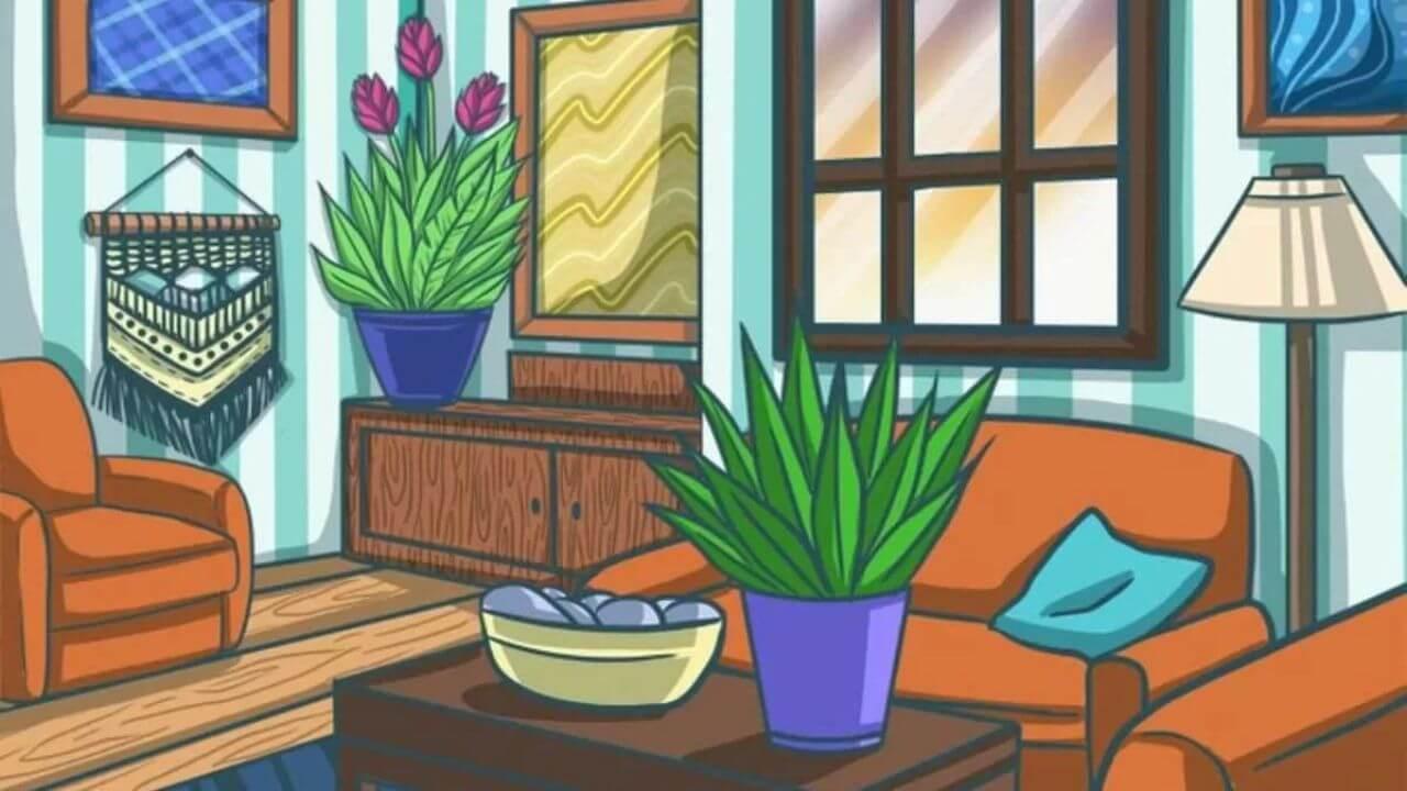 क्या आप 5 सेकंड में इस लिविंग रूम में छिपे पंख को देख पाएंगे? सिर्फ 2% ही कर पाते हैं सॉल्व