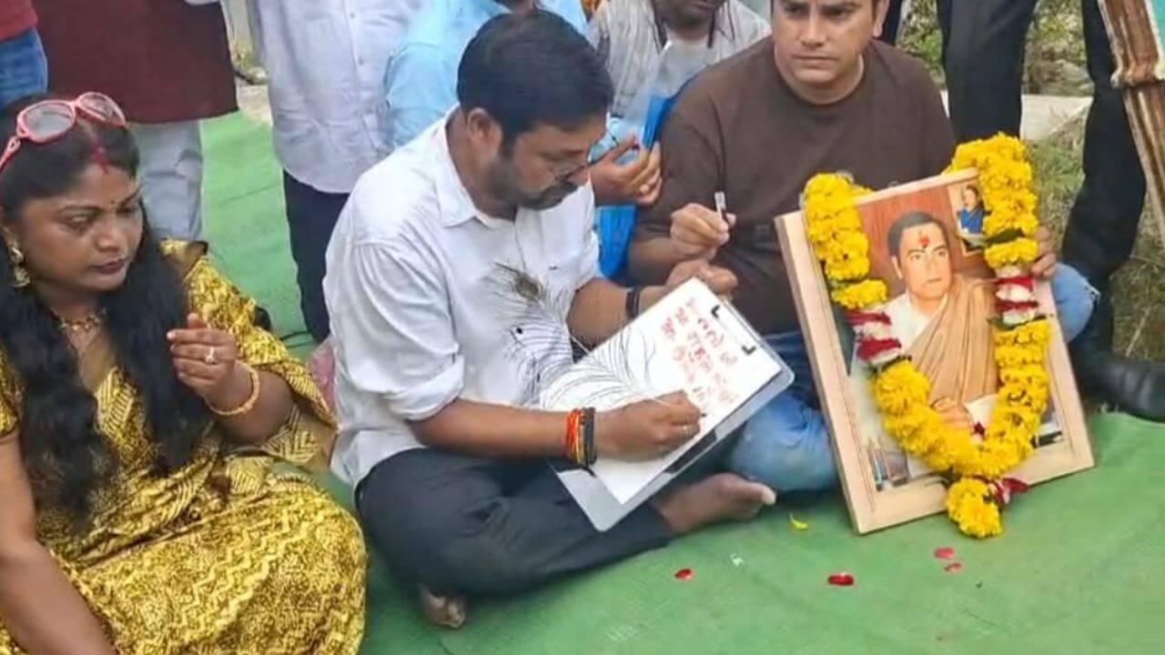 भोपाल जिला कांग्रेस अध्यक्ष का विरोध, पूर्व जिला अध्यक्ष ने मल्लिकार्जुन खड़गे, राहुल गांधी को खून से लिखा पत्र